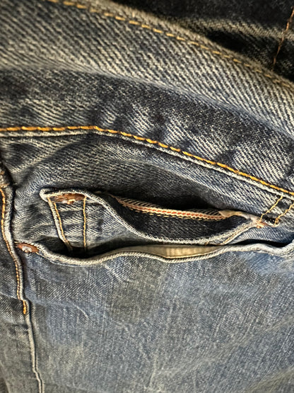 Levi’s 501 Redline Selvedge White Oak Cone Denim Repro USA Jeans (Actual 36x33)