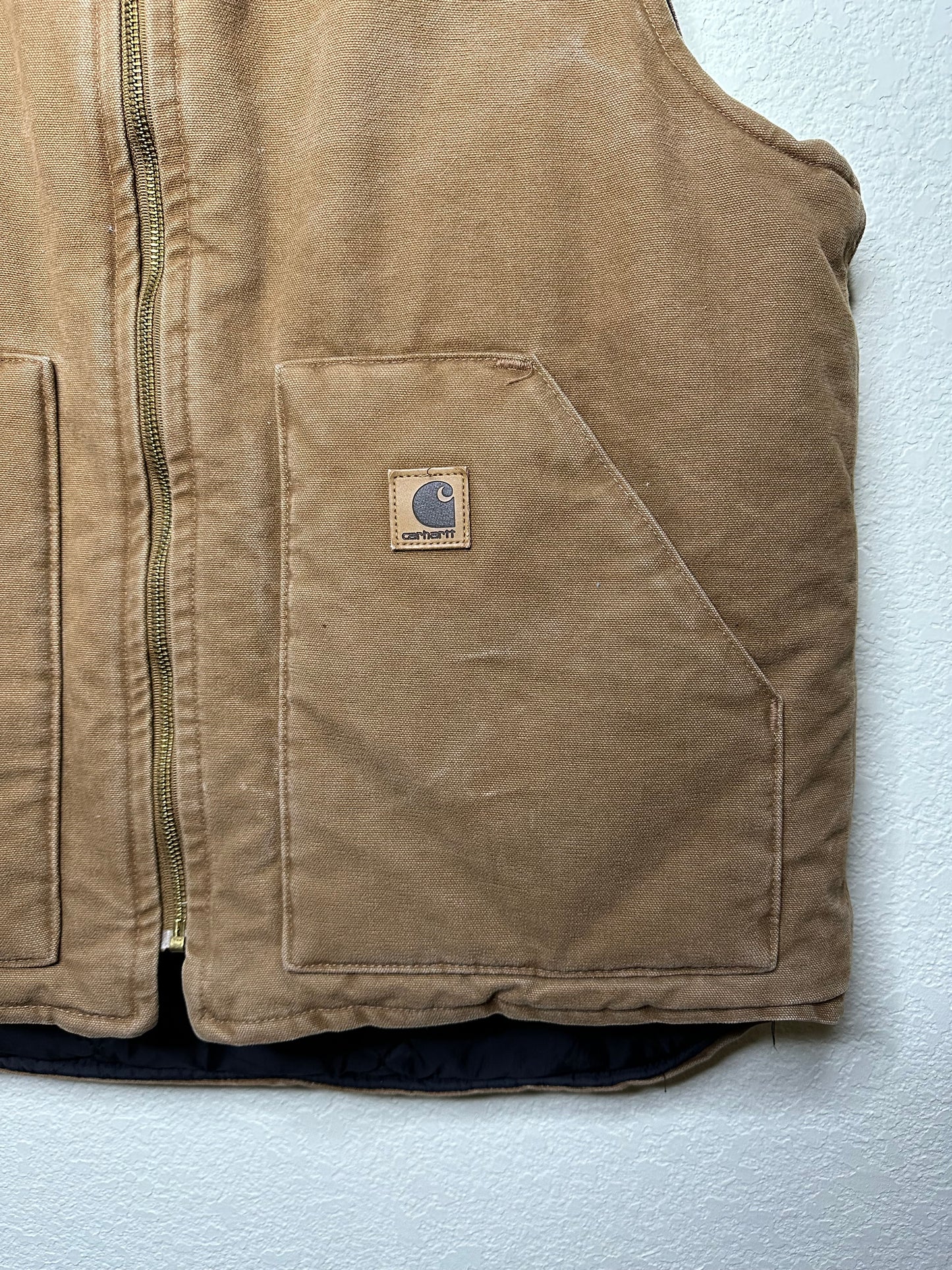 Y2K Carhartt Duck Canvas Insulated Workwear Vest USA (Men’s L)