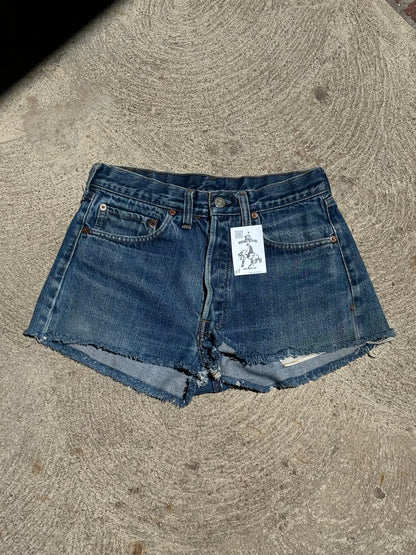 70’s Levi’s Redline Selvedge 501 STF Denim Cutoff Shorts (27” / Modern 26)