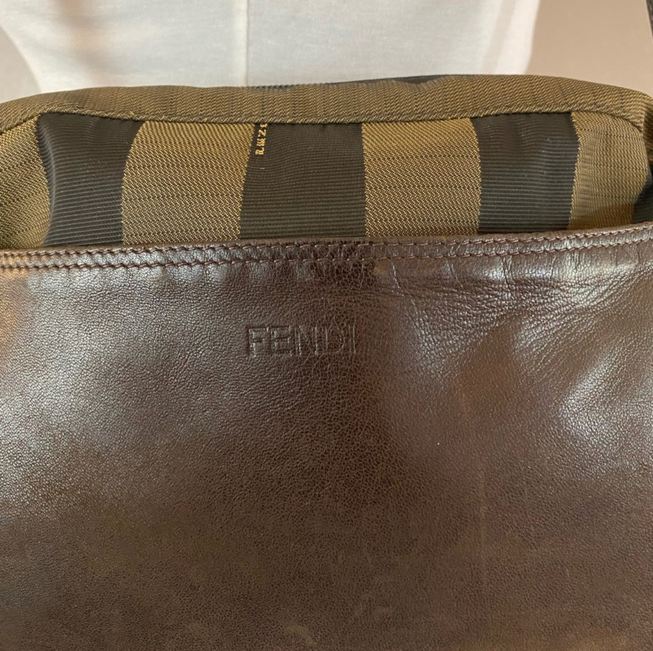 Vintage Fendi Pequin Multi-Way Bag