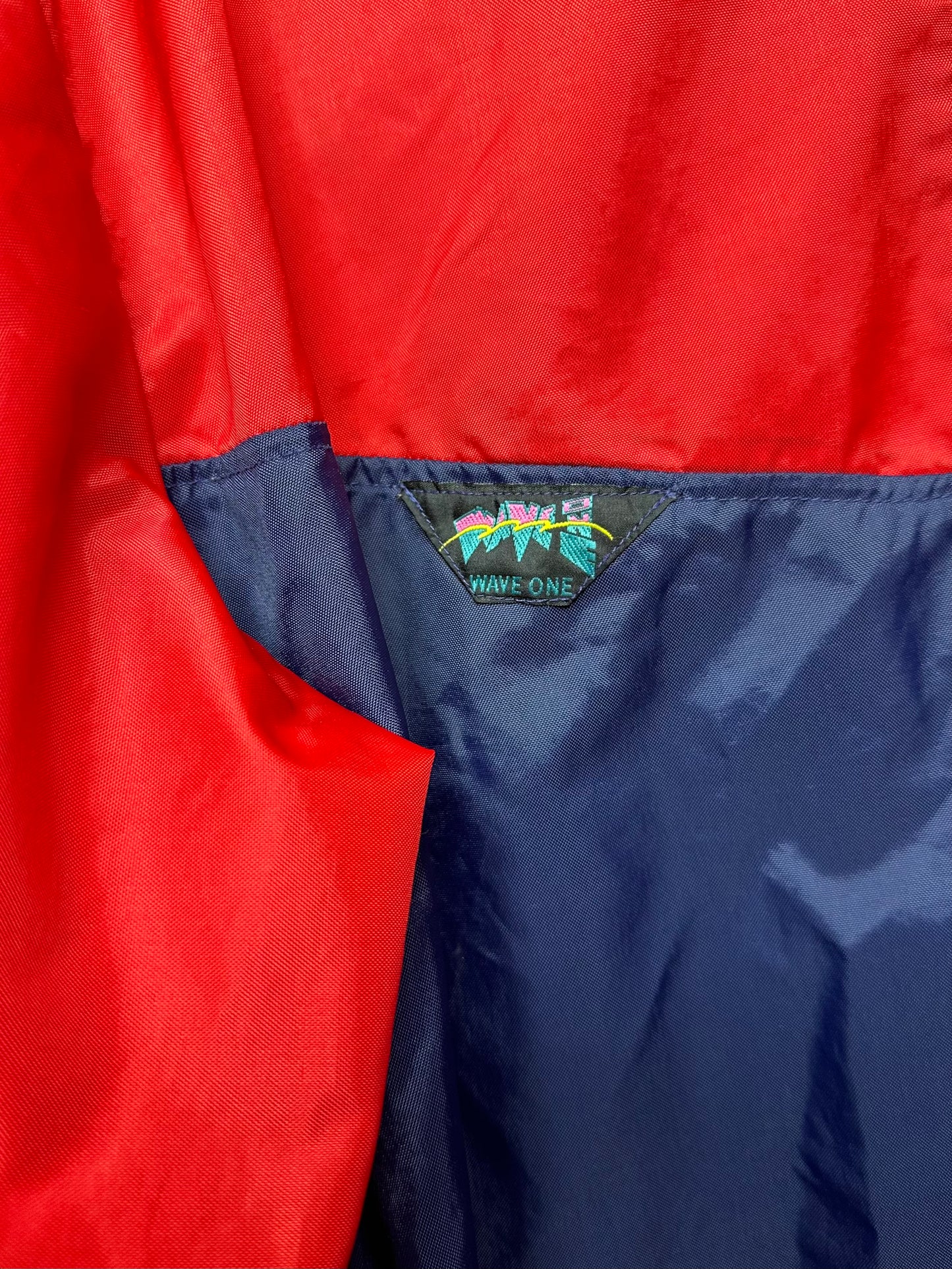 90’s Kansas Jayhawks Half-Zip Windbreaker Jacket (Unisex L/XL)