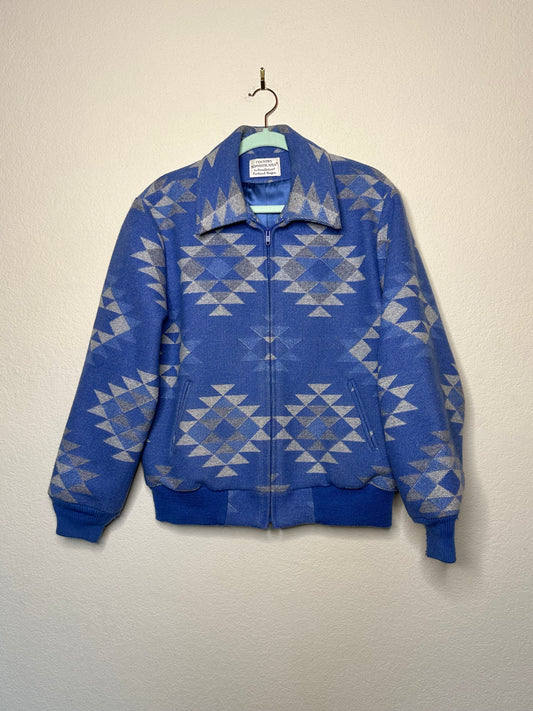 Vintage Pendleton Wool Bomber Jacket USA Shirt (Womens M)