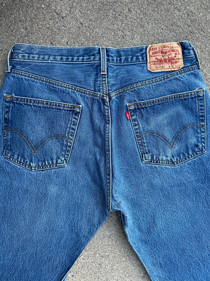 Y2K Levi’s 501XX STF Raw Denim Jeans (Men’s 33x33 / Women’s 31)