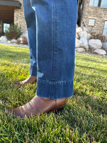 40’s LEVI’S Big E Western Side Zip Shorthorn Denim Pants (Modern 24/25)