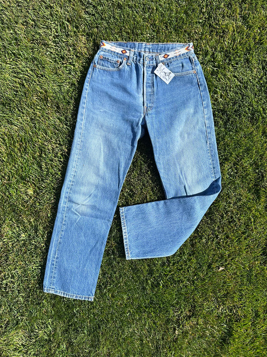 Custom Beaded 90’s Levi’s 501 Jeans (Modern 2/4)
