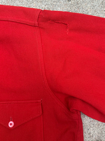 50’s Pendleton Wool Solid Red Western Shirt (Unisex L)