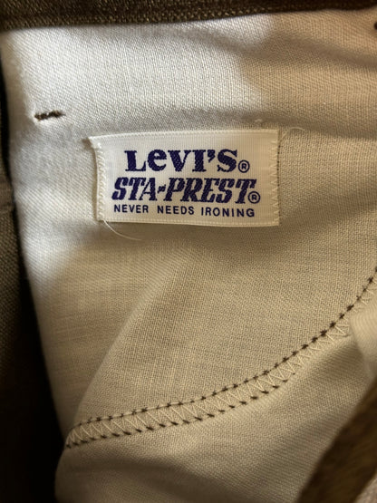 80’s Levi’s 517 Twill Brown Bootcut Pants (Men’s 34 / Women’s 32)