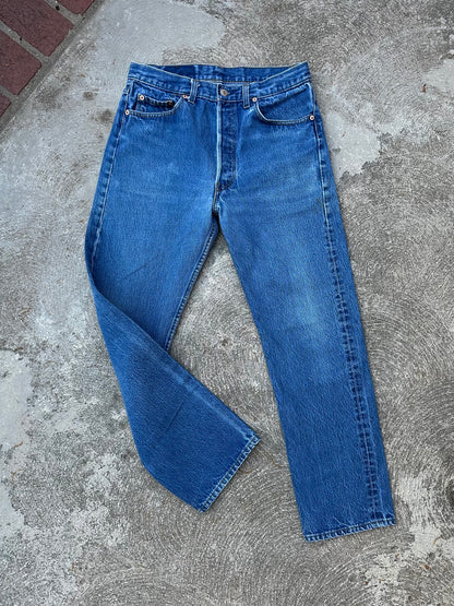 80’s Levi’s 501xx STF Raw Denim Jeans USA (Men’s 31x30 / Women’s 29)