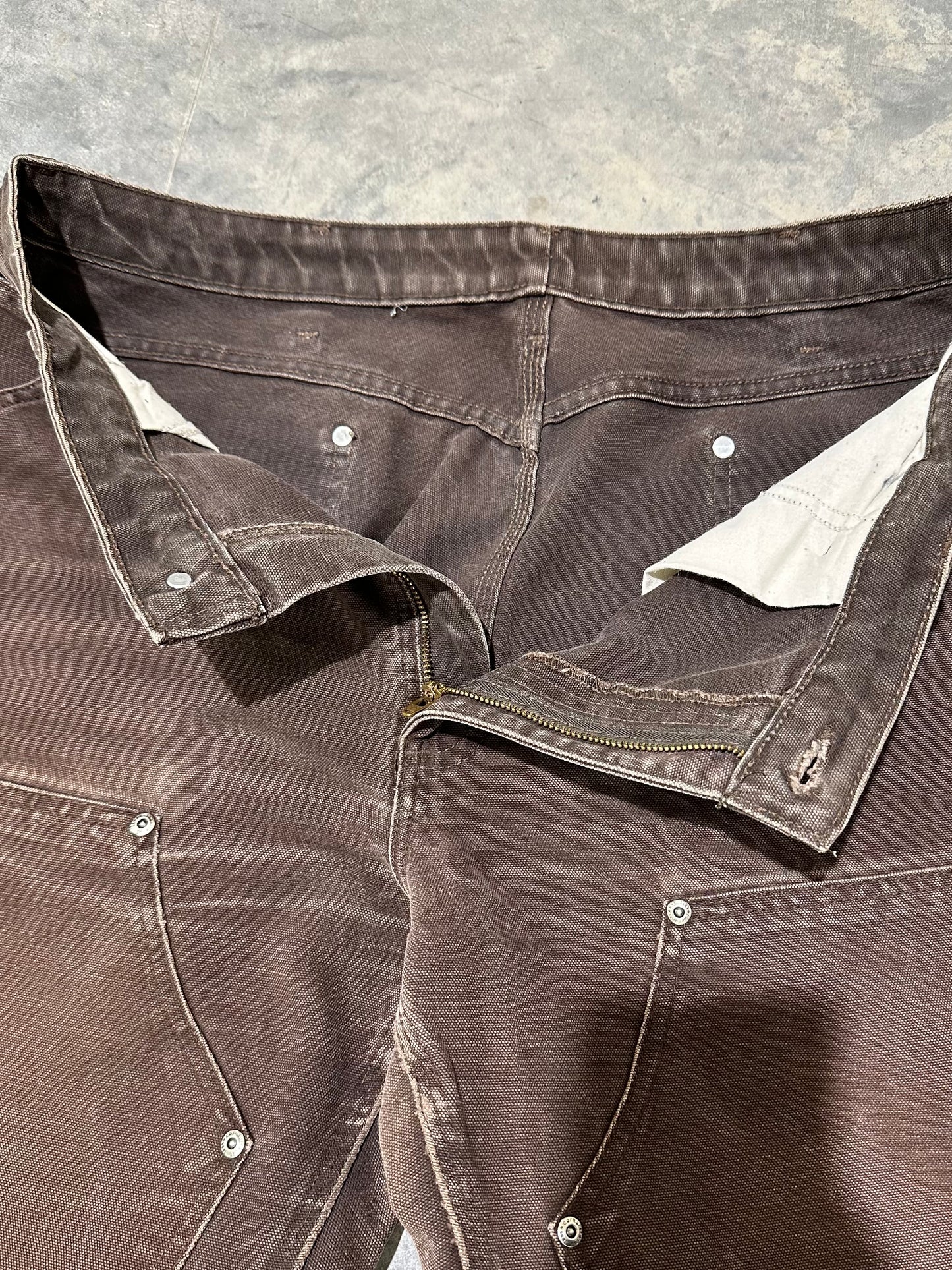 90’s Carhartt Double Knee Duck Carpenter Dungarees (34x34)