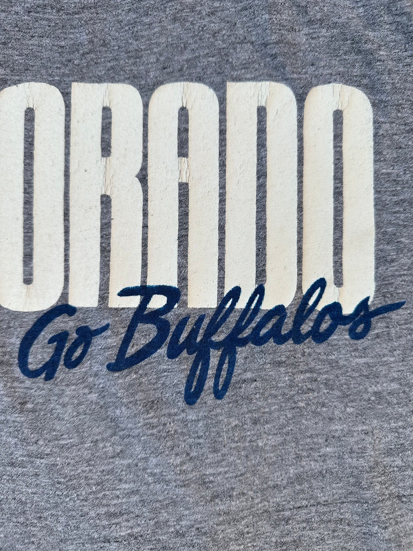 1981 CU Buffs Single Stitch Muscle Tee (Unisex S)
