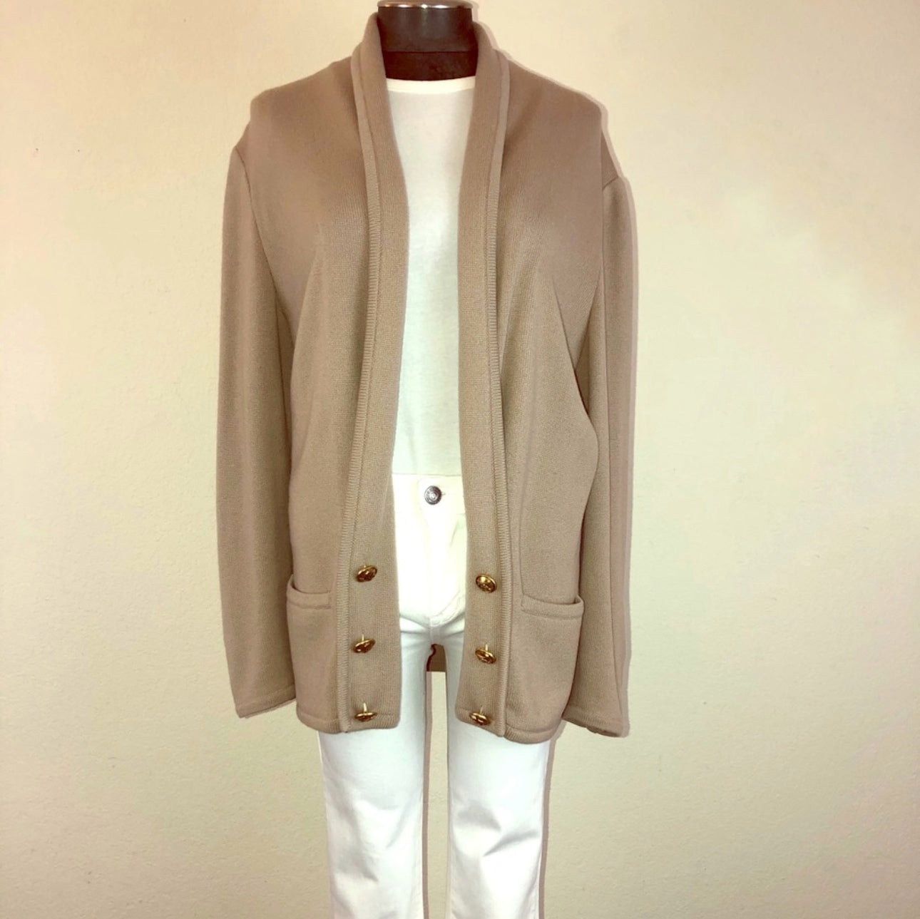 80’s Valentino Boutique Wool Open Cardigan (Unisex L)