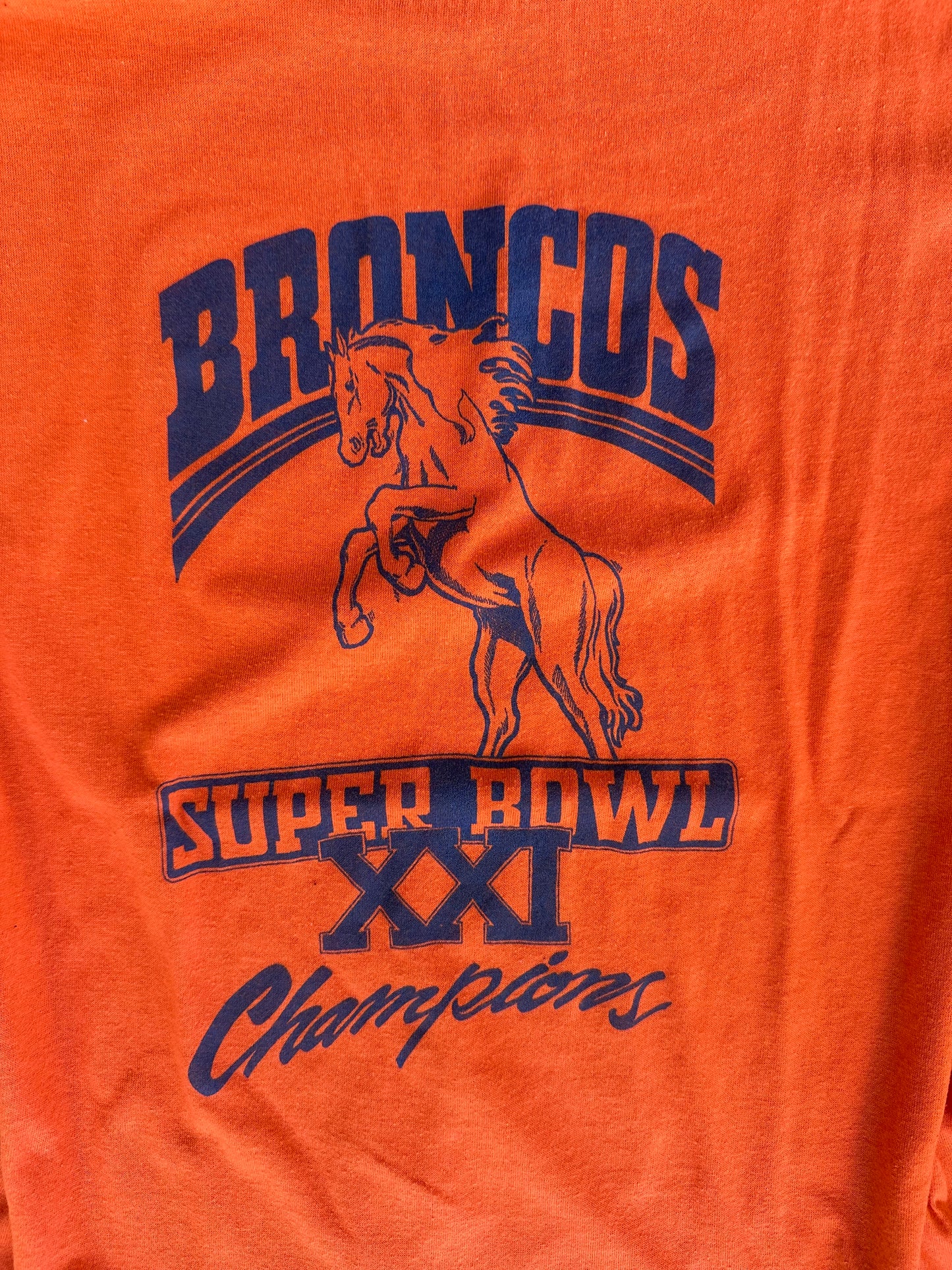 80’s Denver Broncos Single Stitch Tee (Unisex L)