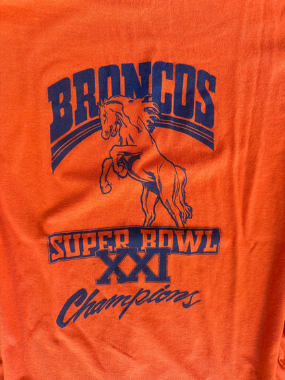 80’s Denver Broncos Single Stitch Tee (Unisex L)