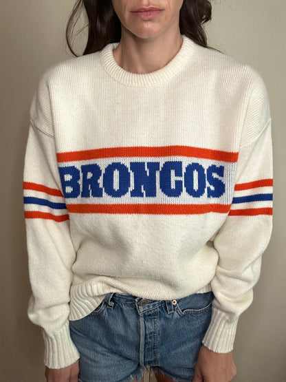 80's Cliff Engle Denver Broncos Sideline Sweater (Unisex M/L)